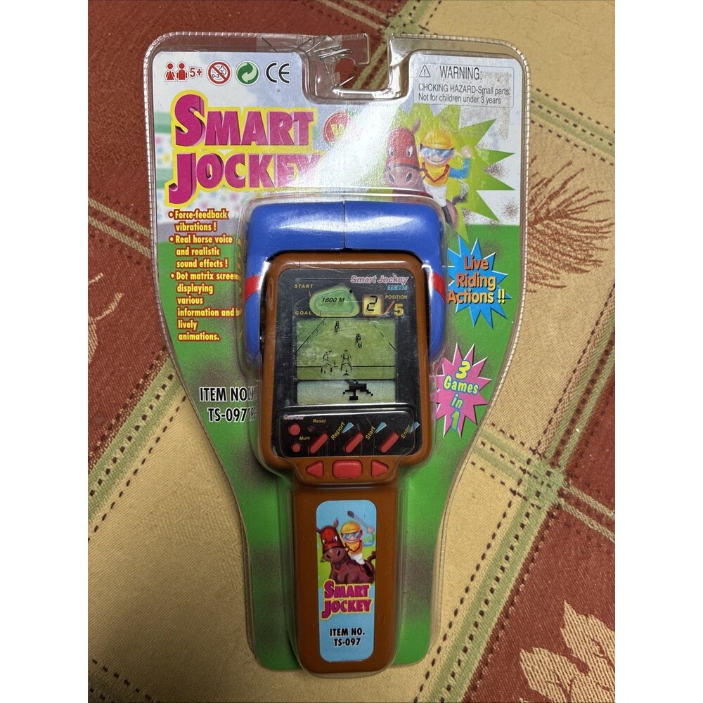 NEW Vtg 1980's SMART JOCKEY TS 097 Handheld Video Game Mattel Nintendo
